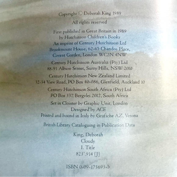 Children’s Book - “CLOUDY” - Picture 5 of 9